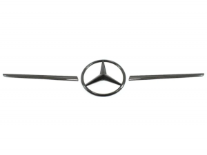 Mercedes Benz SLK Emblem Trim - Front - Carbon Fiber - R172